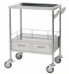 不銹鋼二層治療推車