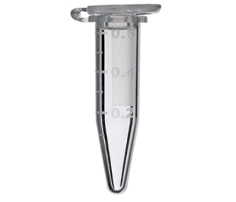 0.5cc 平頭刻度微量離心管(白)