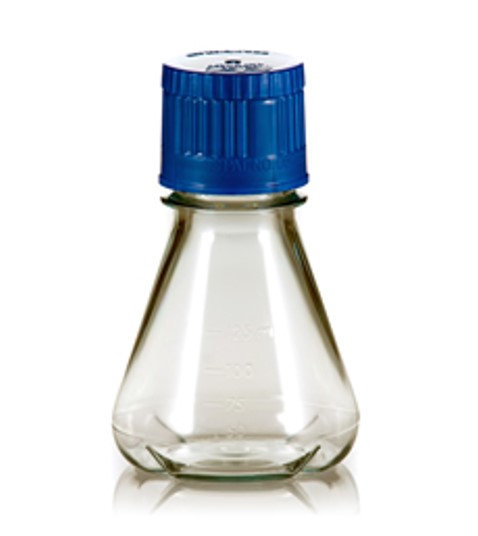 125mL 震盪培養瓶 (錐形/擾流底)