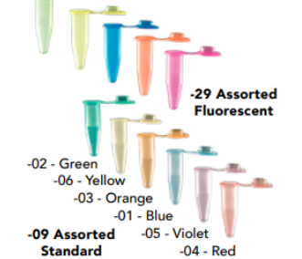 1.5cc平頭刻度微量彩色離心管 (寬蓋)