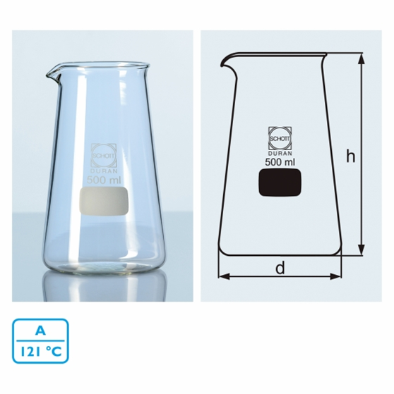 SCHOTT 錐型燒杯 