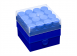 16孔藍色離心管保存盒-含透明蓋