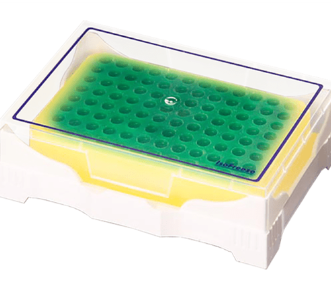 0.2ml 96孔低溫保溫操作盒(綠/黃)