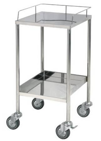 不銹鋼平面二層推車 