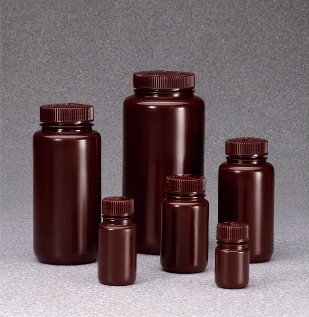 Nalgene HDPE棕色廣口瓶