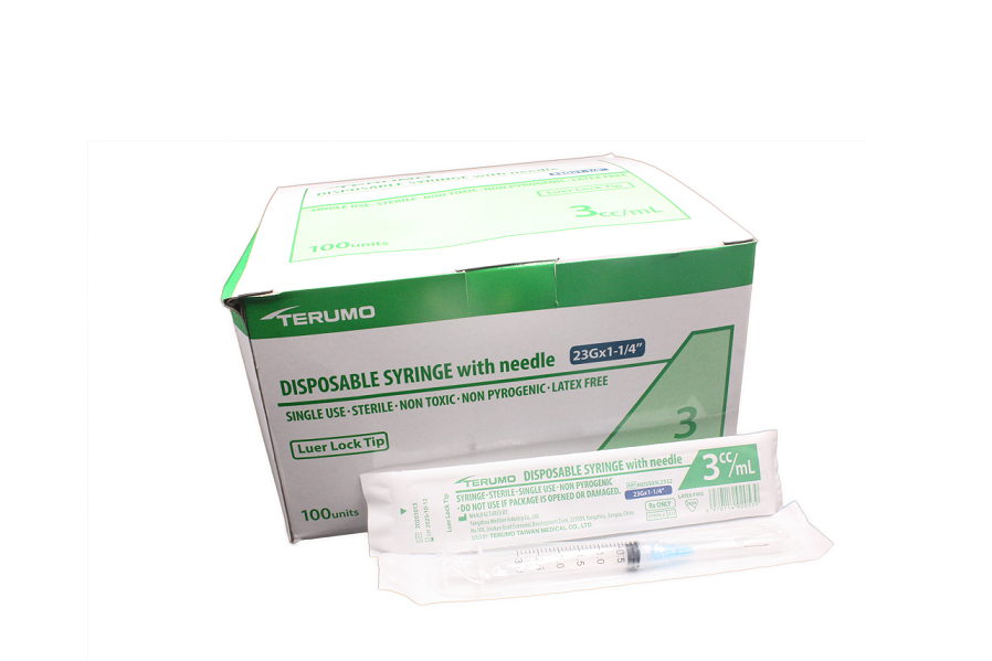 TERUMO 針筒螺旋帶針