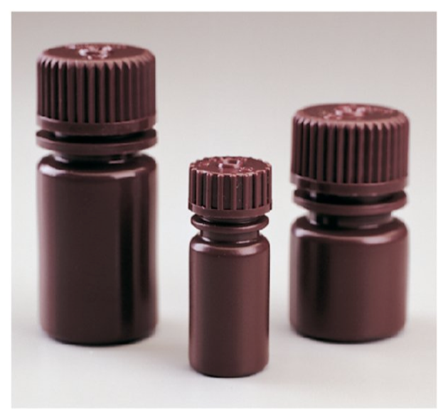 Nalgene HDPE 細口瓶-褐色