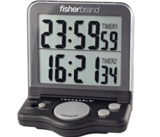 Fisherbrand 雙通道LCD警報式計時器