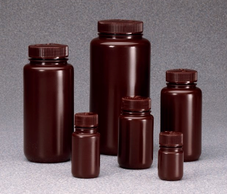 Nalgene  HDPE棕色廣口瓶