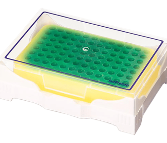 0.2ml 96孔低溫保溫操作盒(綠/黃)