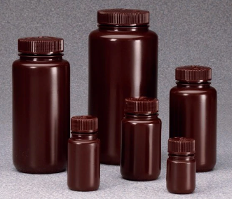 Nalgene HDPE棕色廣口瓶
